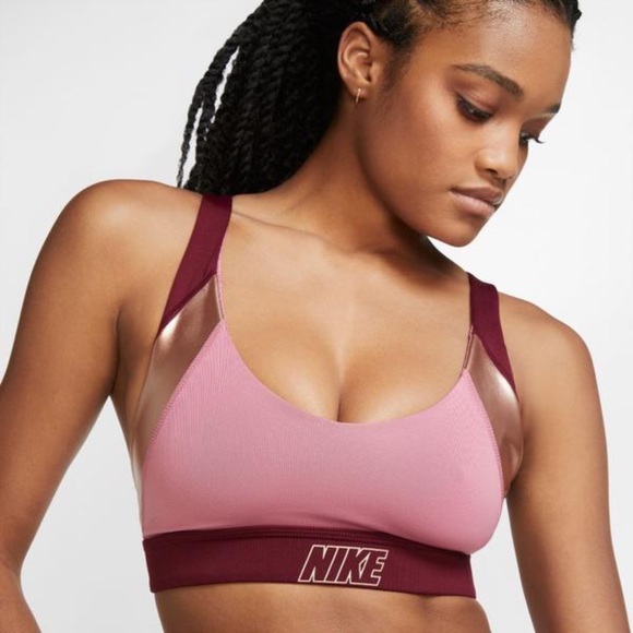 Nike Other - Nike Indy Metallic Logo Bra - Light Support